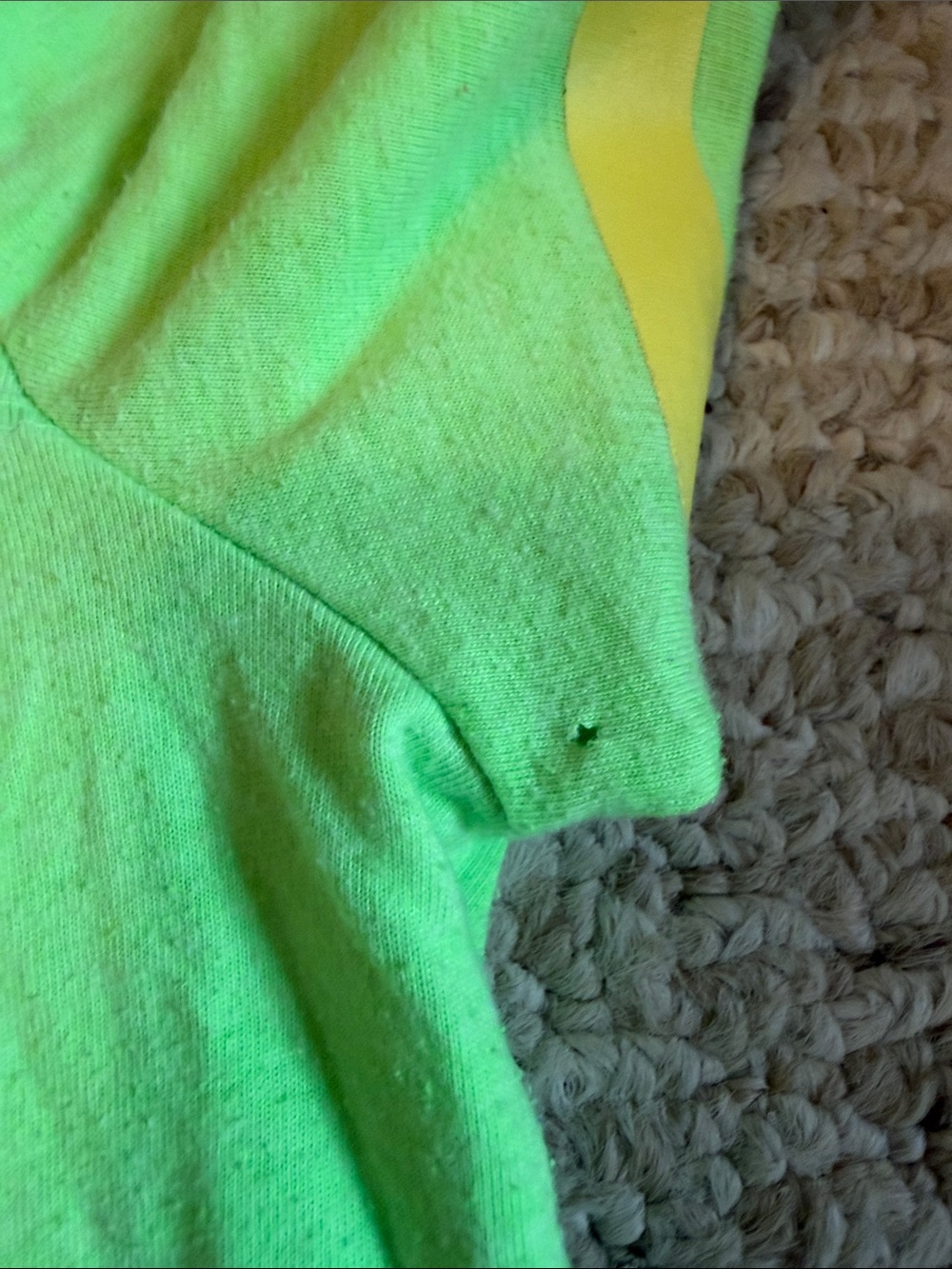 Justice Kids Girls Neon Green Short Sleeve Tee Shirt - Picture 4 of 4